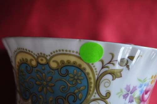 Royal Albert "Berkeley" Trio  - Damage to the cup see pics!!