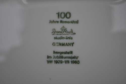 Rosenthal Studio Line 100 Years Bjorn Wiinblad Design Server Girl With Flowers