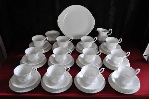 Royal Albert "Reverie" 39 Piece Tea Set.