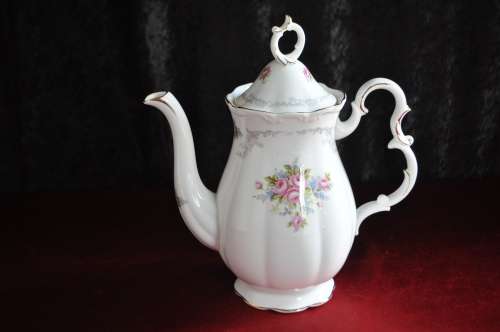 Royal Albert "Tranquillity" Coffee Pot - Damaged!!