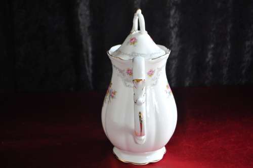 Royal Albert "Tranquillity" Coffee Pot - Damaged!!