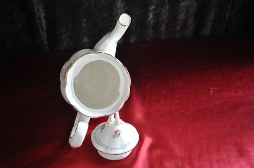 Royal Albert "Tranquillity" Coffee Pot - Damaged!!