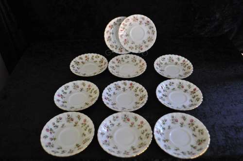 Royal Albert "Winsome" 11 Saucers.