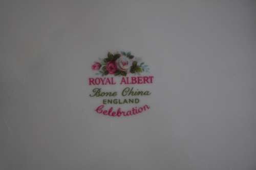 Royal Albert "Celebration" 22 Piece Tea Set.