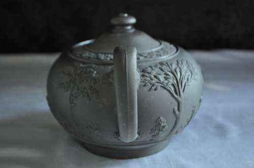 Wedgwood Black Basalt Tea Pot.