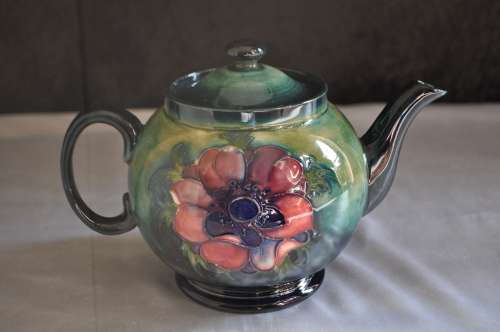 Moorcroft Anemone Tea Pot.