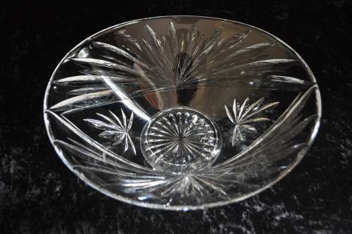 Stuart Crystal Footed Oval Fruit/Salad Bowl - Absolutely Stunning!!