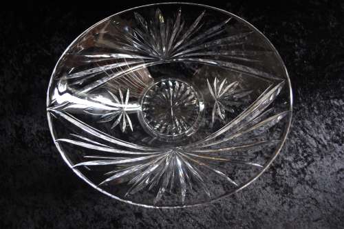 Stuart Crystal Footed Oval Fruit/Salad Bowl - Absolutely Stunning!!