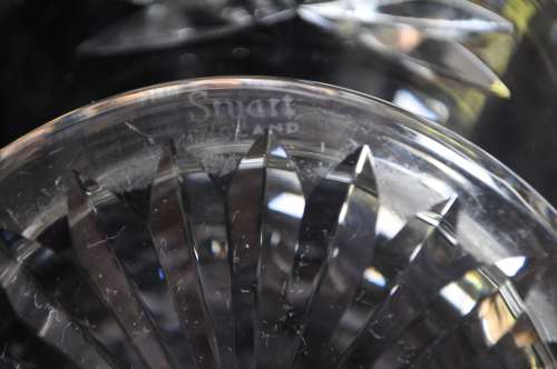 Stuart Crystal Footed Oval Fruit/Salad Bowl - Absolutely Stunning!!