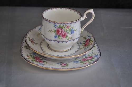 Royal Albert "Petit Point" Trio.