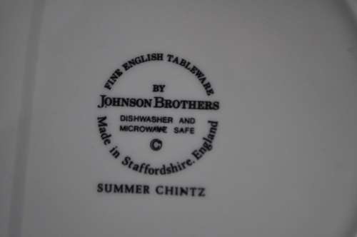 Johnson Bros. "Summer Chintz" 6 x Trio's