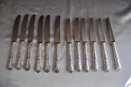 Soligen Schaso 100 Vintage Silver Plated Rostfrei 44 Piece Cutlery Set (Germany)