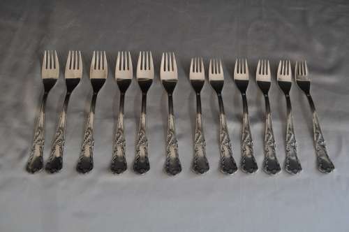 Soligen Schaso 100 Vintage Silver Plated Rostfrei 44 Piece Cutlery Set (Germany)