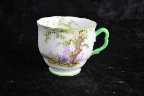 Royal Albert Crown China "Greenwood Tree" Trio