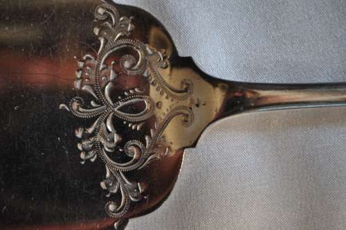 A and D S Silver Plated Three Piece Serving Set.