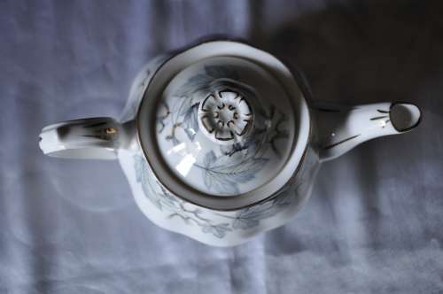 Royal Albert "Silver Maple" Tea Pot For Two.