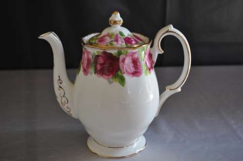 Royal Albert "Old English Rose" Coffee Pot