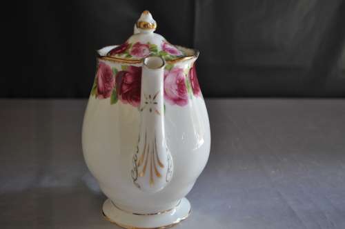 Royal Albert "Old English Rose" Coffee Pot