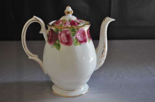 Royal Albert "Old English Rose" Coffee Pot