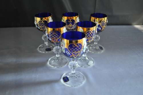 Bohemia Crystal Boxed Set Of Six Port Crystal Glasses