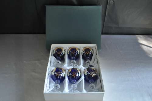 Bohemia Crystal Boxed Set Of Six Port Crystal Glasses