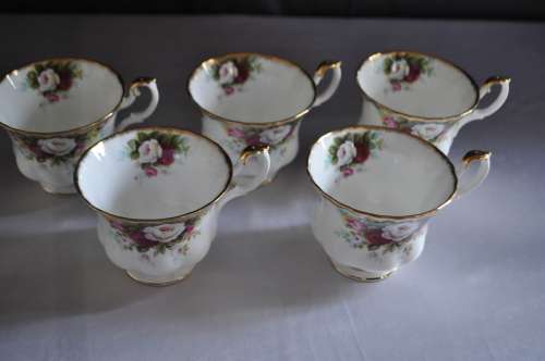 Royal Albert "Celebration" 22 Piece Tea Set.