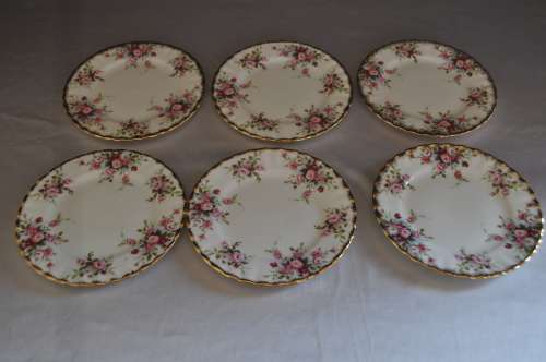Royal Albert "Cottage Garden" 6 x Cake Plates.