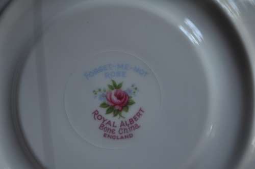 Royal Albert "Forget-Me-Not" Rose Trio