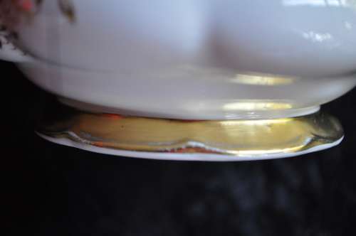 Royal Albert "Antoinette" Cake Plate, Milk & Sugar.