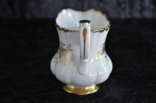 Royal Albert "Antoinette" Cake Plate, Milk & Sugar.