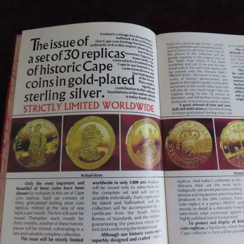 The Africana Commemorative Mint Our Cape Coin Heritage 1600 - 1834