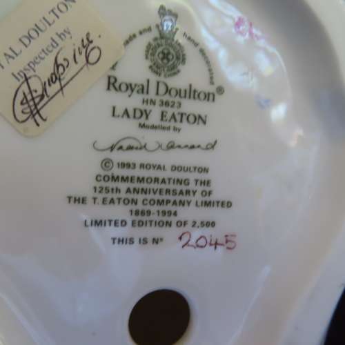 Royal Doulton `Lady Eaton` HN 3623 Limited Edition 2045/2500