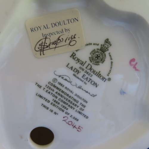 Royal Doulton `Lady Eaton` HN 3623 Limited Edition 2045/2500