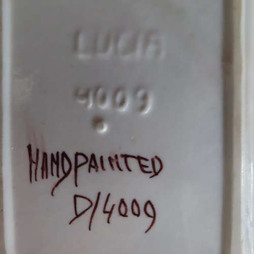 Lucia Ware Hand Painted Wall Pocket/Vase #4009