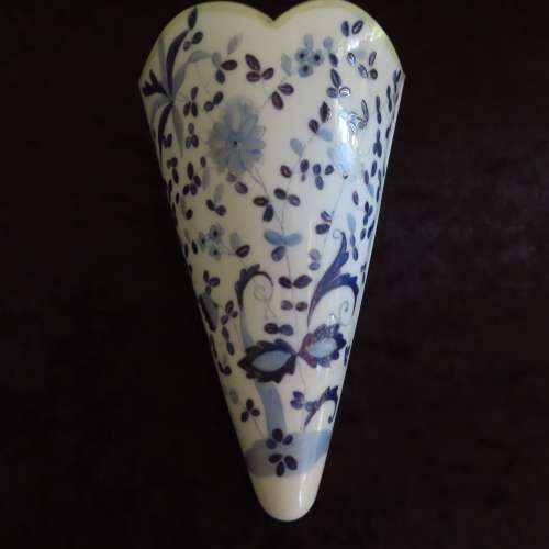 Glass Wall Pockets/Vases - Damaged!