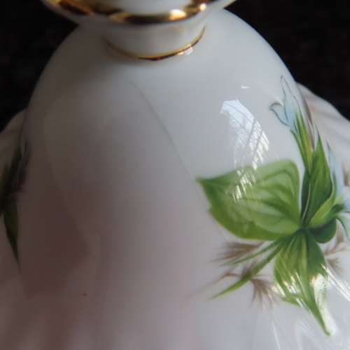 Royal Albert "Trillium" Large Teapot.  Lid Damaged!!