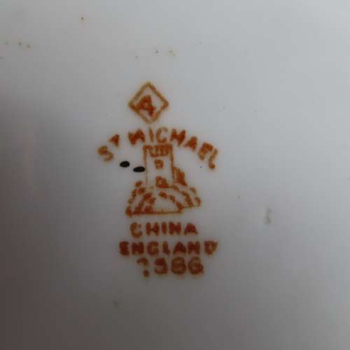 St Michaels China Clyde Pottery Cake Plate - 1930`s