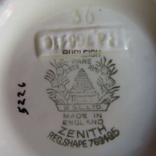 Burleigh Ware Zenith Teapot For Two #5226