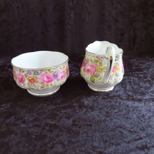 Royal Albert `Serena` 21 Piece Tea Set.