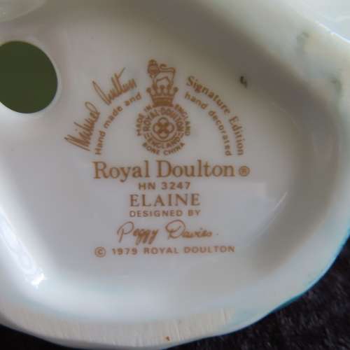 Royal Doulton Figurine Miniature Series `Elaine` HN 3247