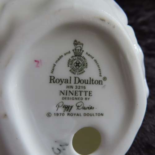 Royal Doulton Miniature Figurine `Ninette` HN 3215