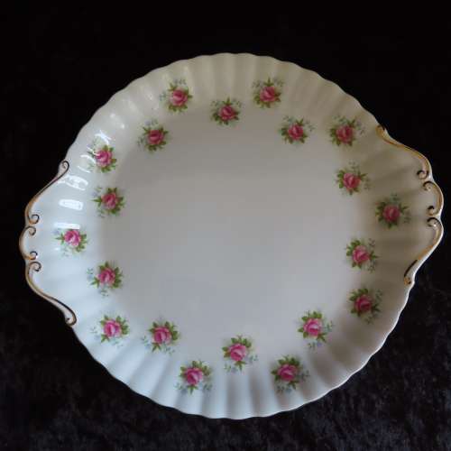 Royal Albert "Forget-Me-Not Rose"  Cake Plate.
