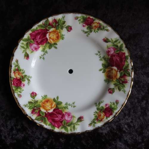 Royal Albert "Old Country Roses" Two Tier Cake Stand.  Please read the description for condition.