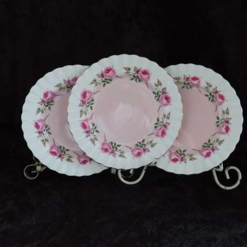 Royal Albert Unnamed Cake Plates x 3 (16 cm in diam)