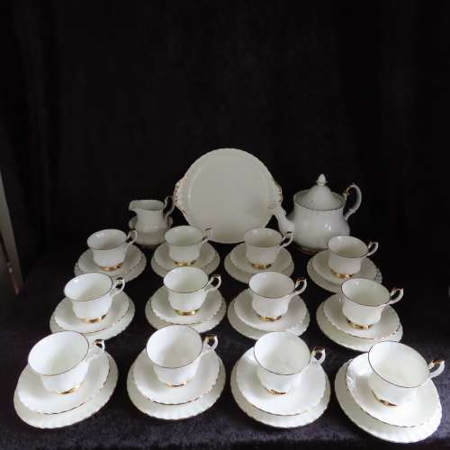 Royal Albert "Val D'or" 40 Piece Tea Set.