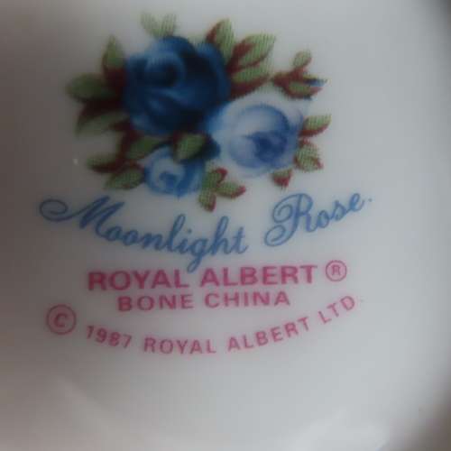 Royal Albert "Moonlight Rose" Soup Coup