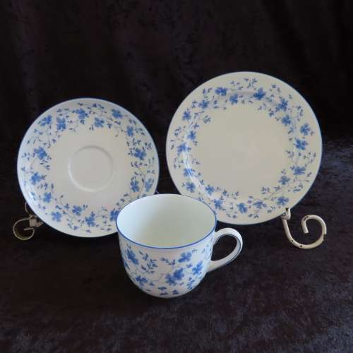 Arzberg Germany "Blaubluten" 21 Piece Tea Set.