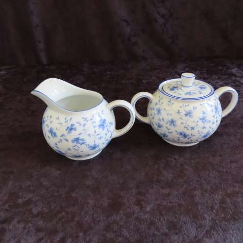 Arzberg Germany "Blaubluten" 21 Piece Tea Set.