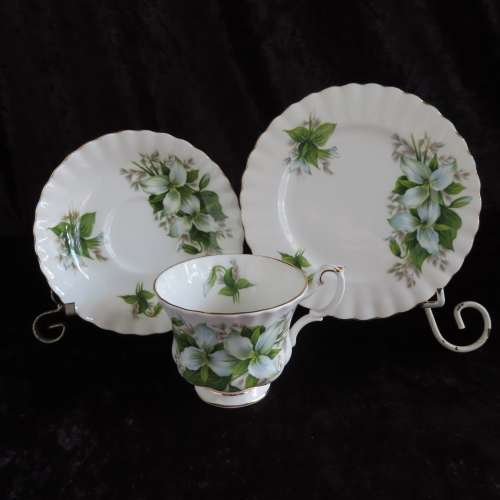 Royal Albert "Trillium" Tea Trio
