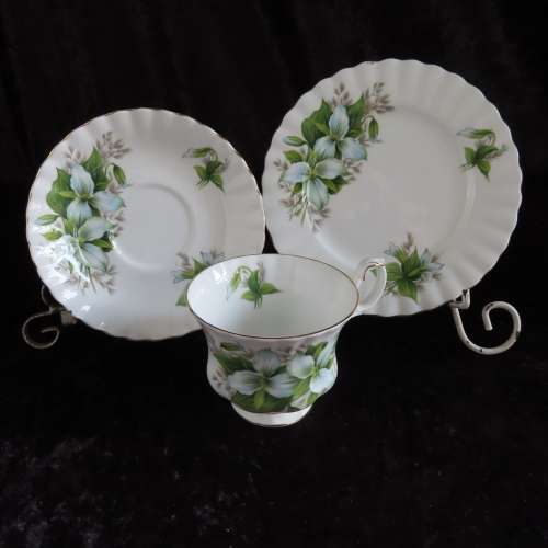 Royal Albert "Trillium" Tea Trio